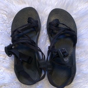 Chaco black hiking sandals size 9!